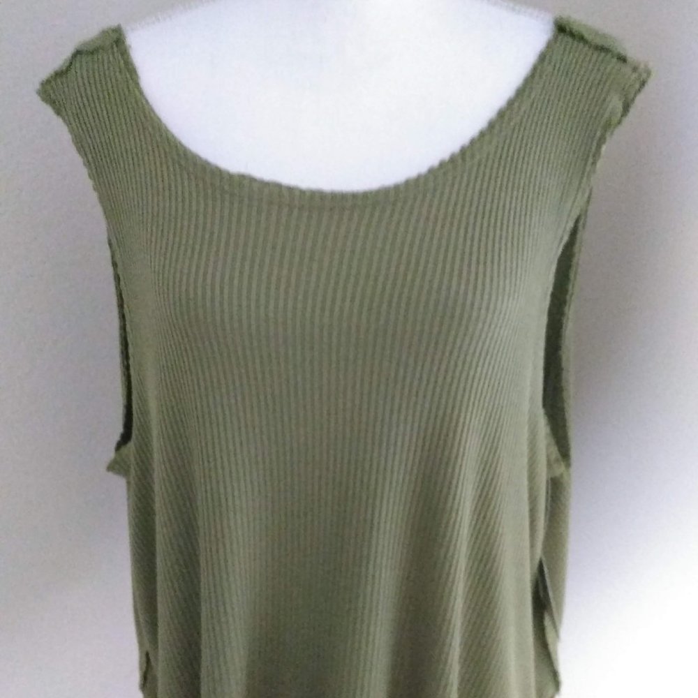 Free People Ribbed Boxy Tank Top - Picture 7 of 14